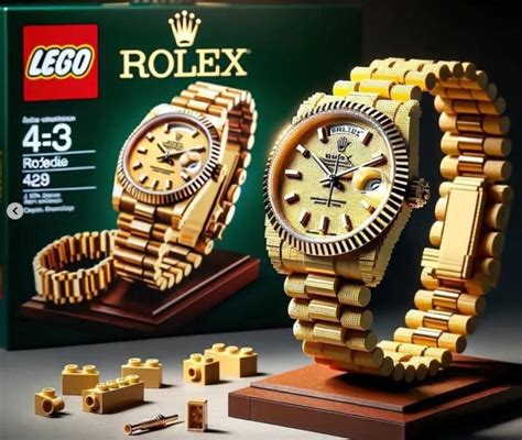 legp rolex|Rolex Lego real.